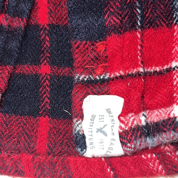 American Eagle Slim Fit Ahh-Mazingly Soft Flannel Shirt, Juniors Medium - Picture 6 of 7